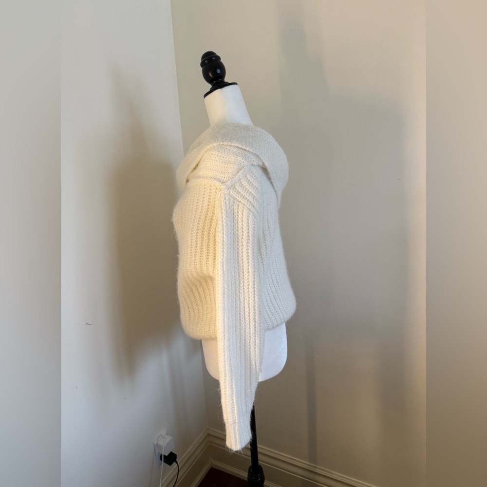 Zara Cream Cowl Neck Sweater